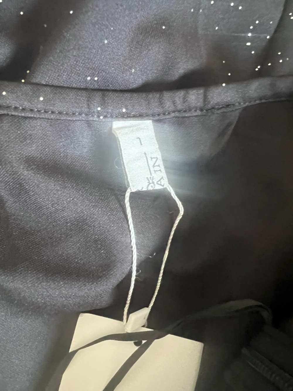 HomRain Halter Black Sparkly Cocktail Party Dress. NWT.  Size large. - Picture 9 of 11